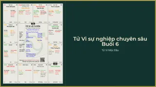 Buổi 6 - Tử Vi sự nghiệp chuyên sâu K1