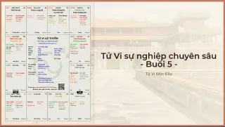 Buổi 5 - Tử Vi sự nghiệp chuyên sâu K1