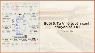Buổi 5 - Tử Vi lộ tuyến xanh chuyên sâu K1