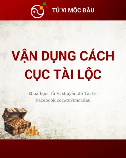 Vận dụng cách cục tài lộc