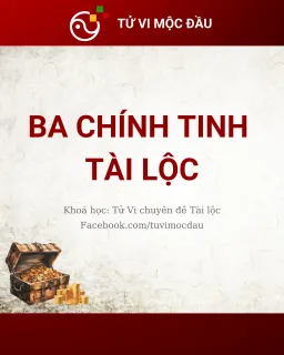Ba chính tinh tài lộc