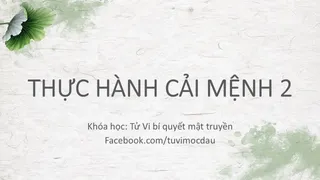 Thực hành cải mệnh 2